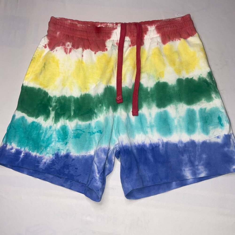 Talentless Shorts Mens S Tie Dye Pull On Drawstring Loungewear Cotton NWOT